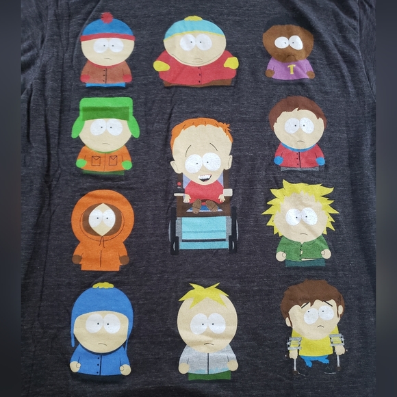 South Park Size M Characters T-Shirt - Picture 2 of 4
